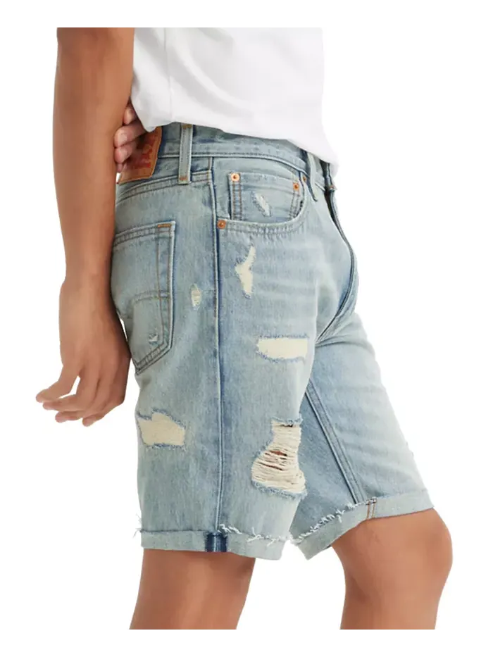 Мужские джинсовые шорты Flex 412 Slim Fit с пятью карманами, длина 9" Levi's — изображение 3 из 5