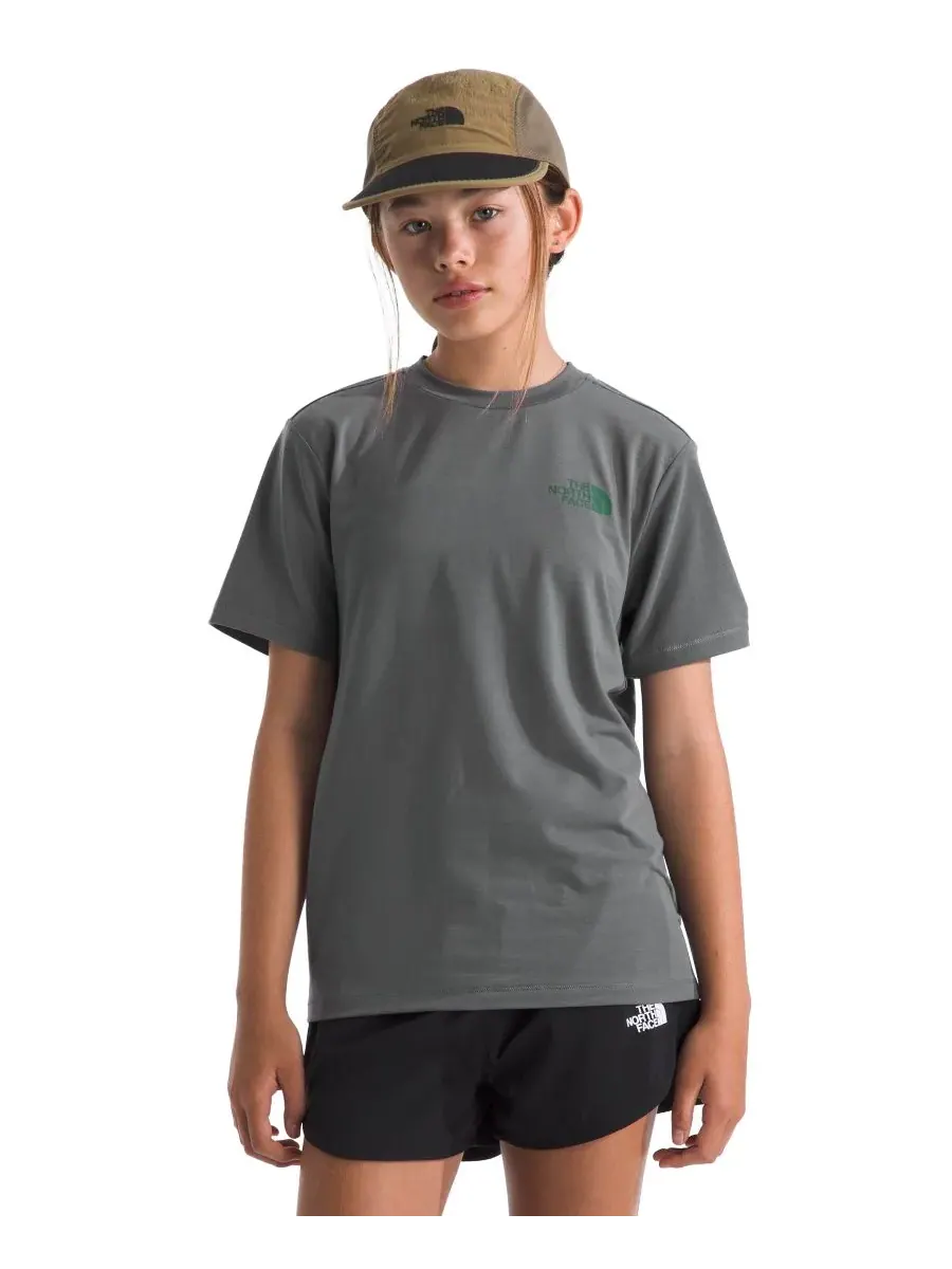 Футболка с коротким рукавом Adventure Sequoia Shade для мальчиков и девочек 6-20 лет The North Face — изображение 3 из 4