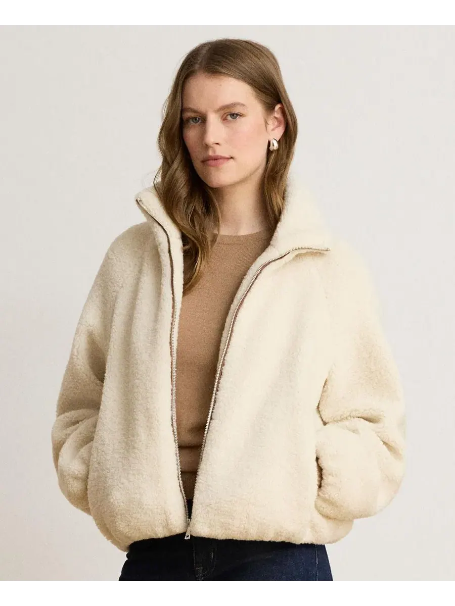 Куртка-пуховик с шерпой Women's Sherpa Puffer Coat Lauren Ralph Lauren
