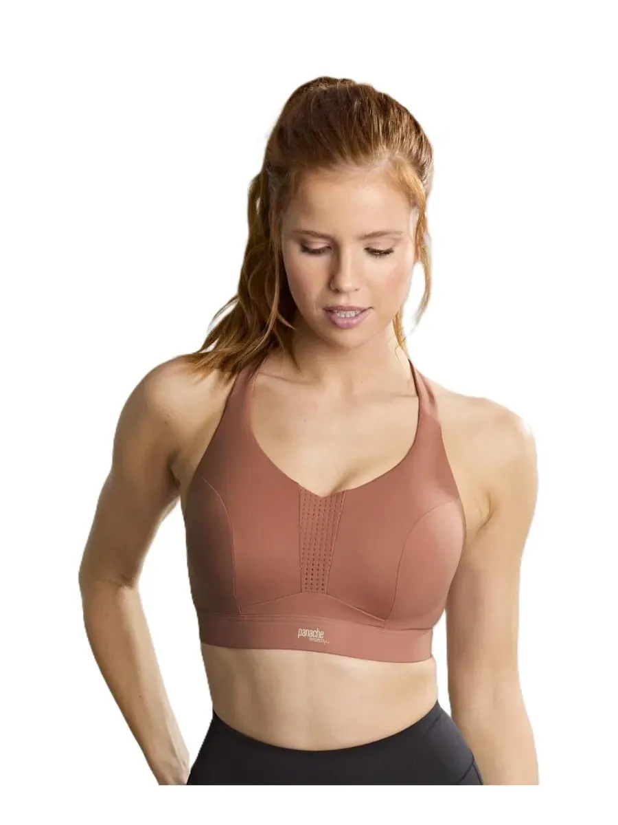 Спортивный бюстгальтер с V-образным вырезом Endurance Panache Lingerie