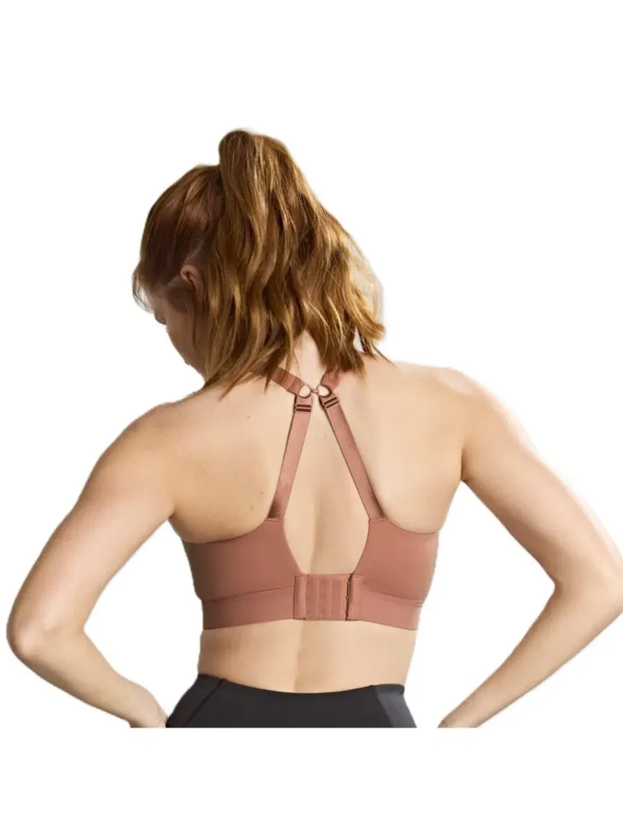 Спортивный бюстгальтер с V-образным вырезом Endurance Panache Lingerie — изображение 6 из 6, розовый