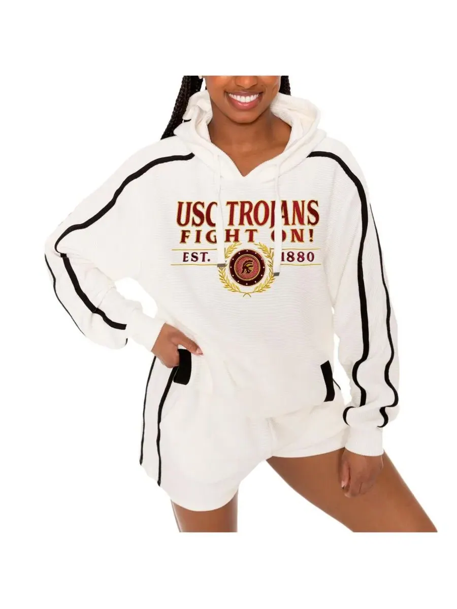 Комплект из худи и шорт с принтом USC Trojans Down, Set, Go Gameday Couture