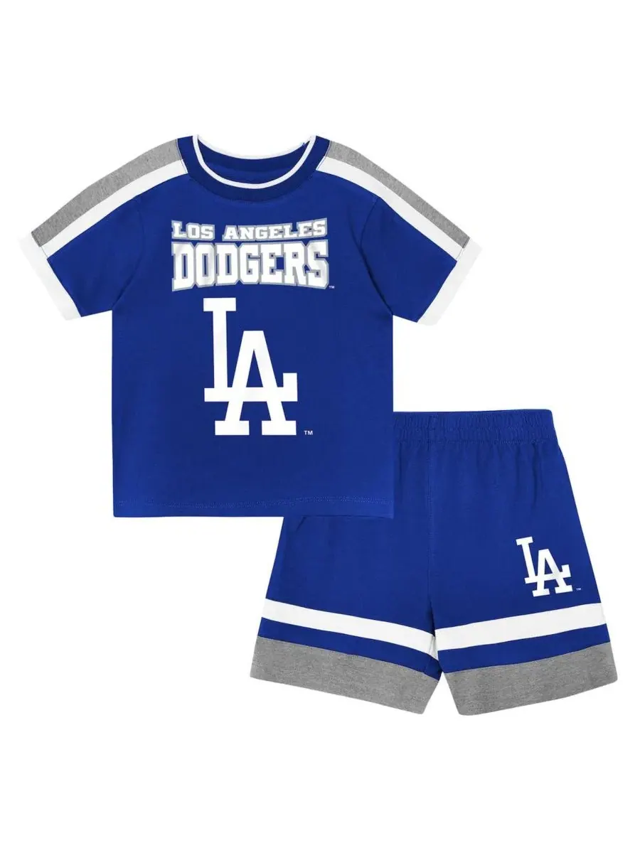 Комплект футболки и шорт с принтом Los Angeles Dodgers Outerstuff