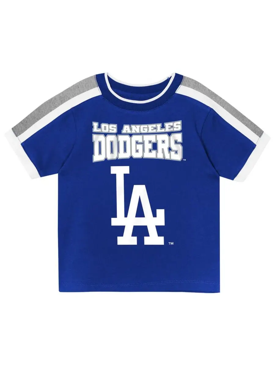 Комплект футболки и шорт с принтом Los Angeles Dodgers Outerstuff — изображение 2 из 5, королевский