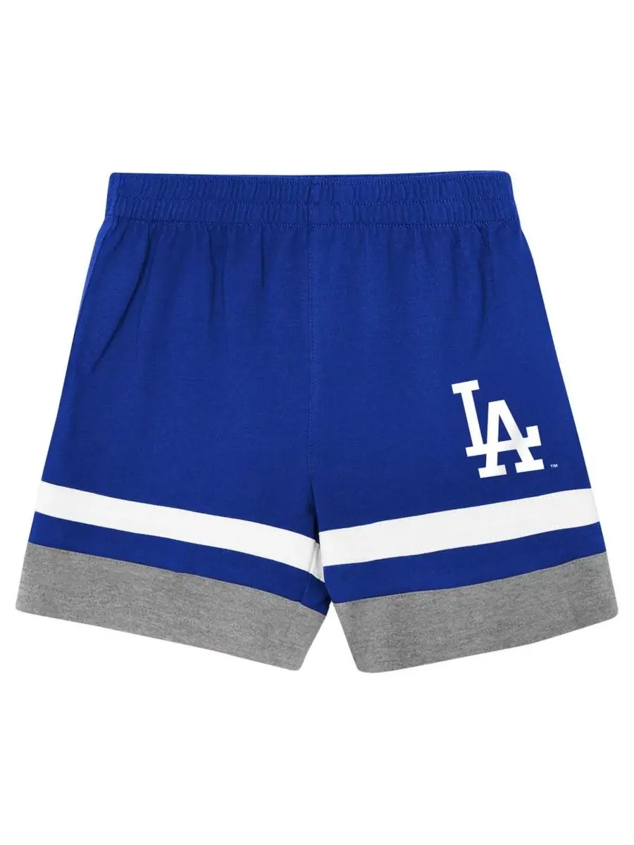 Комплект футболки и шорт с принтом Los Angeles Dodgers Outerstuff — изображение 4 из 5, королевский