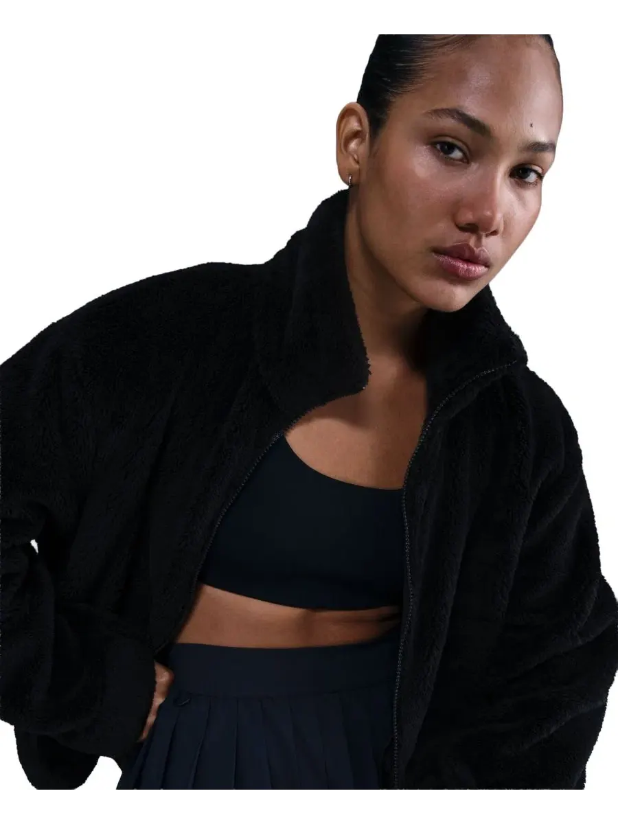 Флисовая куртка Nike Essential Sherpa High-Pile Fleece — изображение 2 из 6, черный