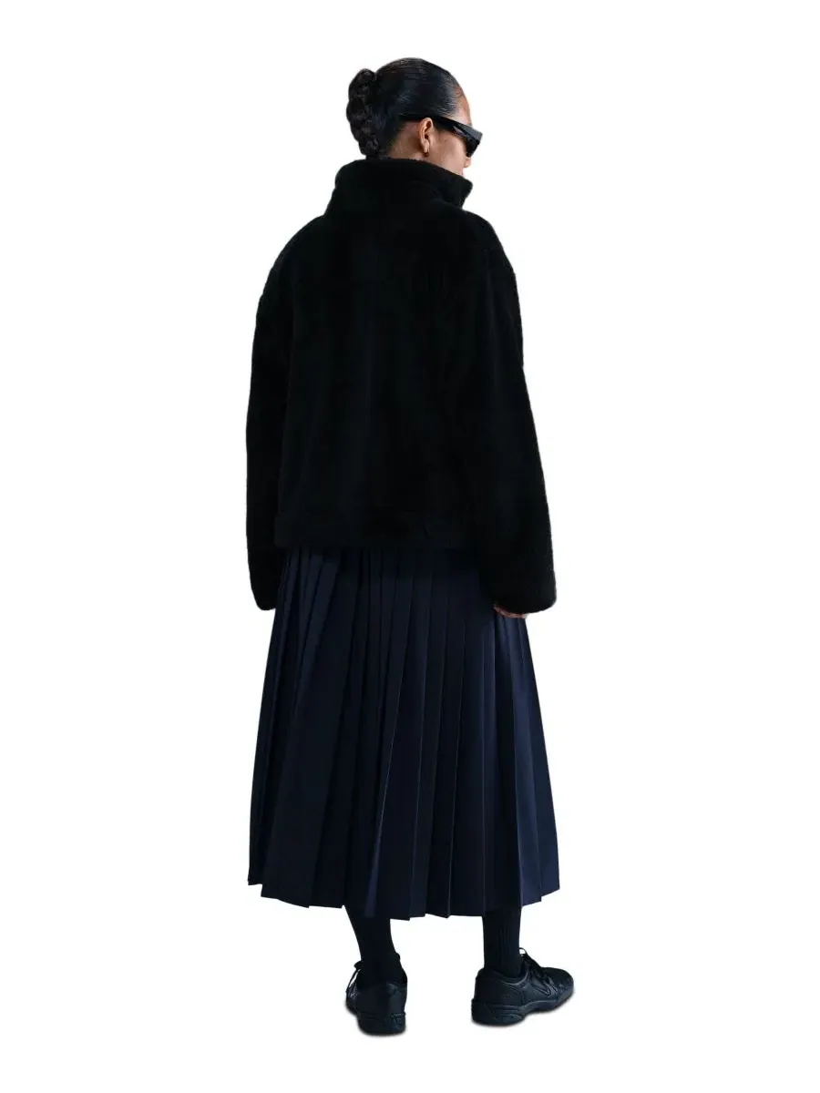 Флисовая куртка Nike Essential Sherpa High-Pile Fleece — изображение 5 из 6, черный