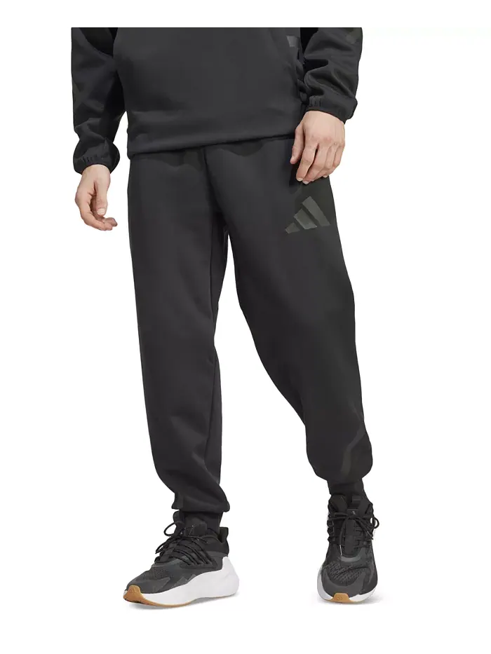 Мужские эластичные спортивные брюки Z.N.E. с кулиской и логотипом adidas