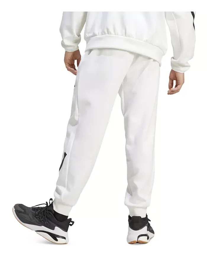 Мужские эластичные спортивные брюки Z.N.E. с кулиской и логотипом adidas — изображение 6 из 6, черный