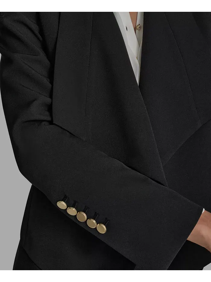 Женская куртка с открытым передом и утепленными плечами BCBG — изображение 5 из 5, черный