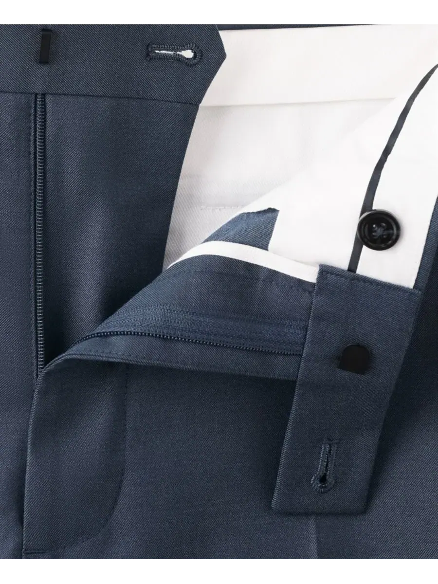 Брюки классические с защипами London Regular Fit MANGO — 3