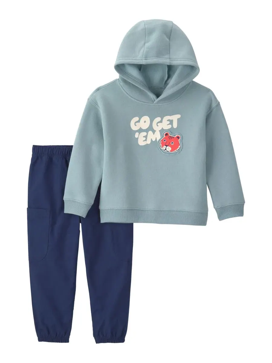Комплект из свитшота и брюк с капюшоном и принтом Go Get Em Tiger Carter's