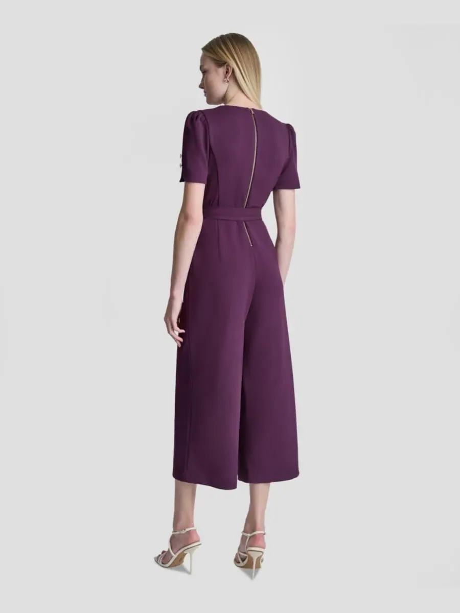 Комбинезон с коротким рукавом, модель DKNY — изображение 5 из 5, сливавый