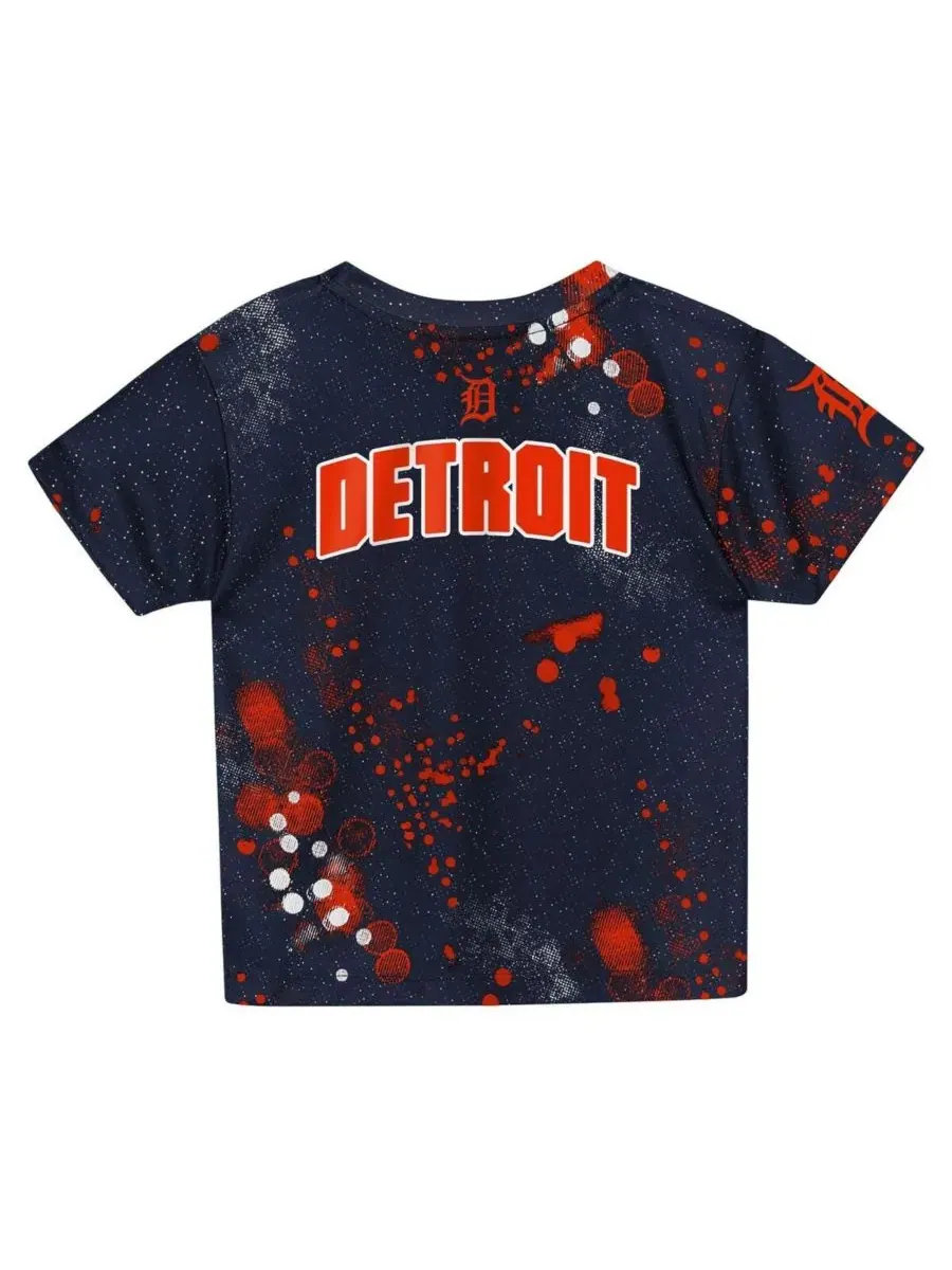 Комплект футболки и шорт с принтом Detroit Tigers Pinch Hitter Outerstuff — изображение 3 из 5, темно-синий