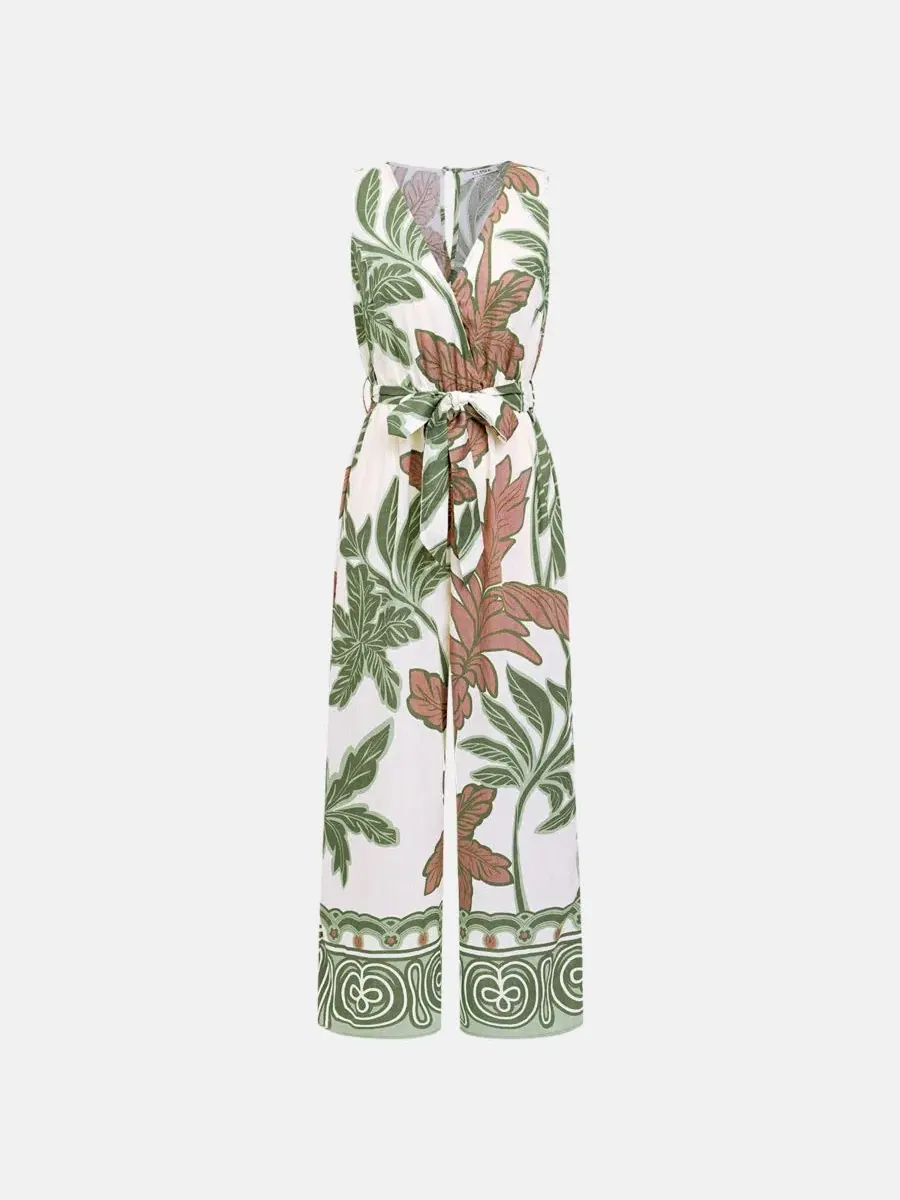 Комбинезон New Leaf Tropical New Leaf Tropical Cupshe — изображение 4 из 5, темный зеленый