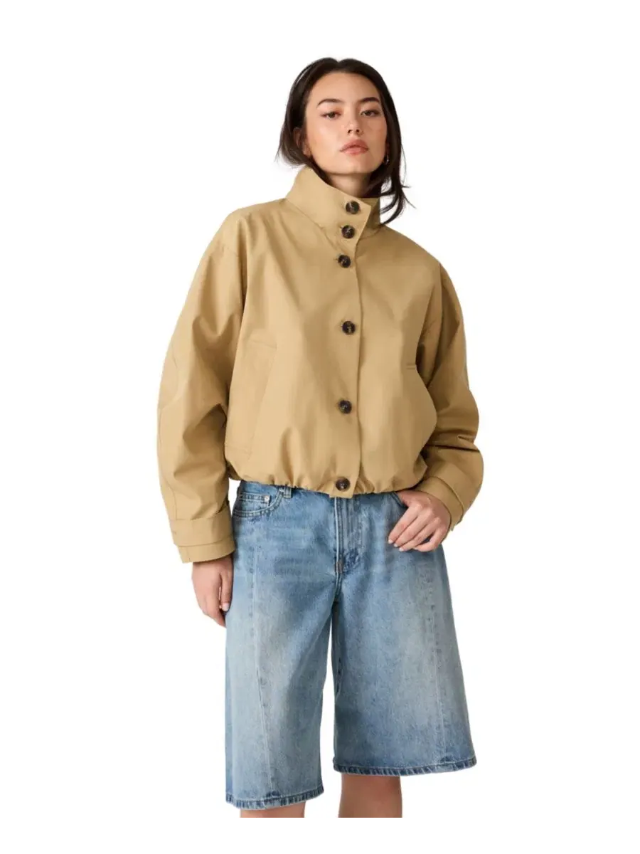 Женский жакет Fayden Button-Front Steve Madden — изображение 3 из 6, хаки