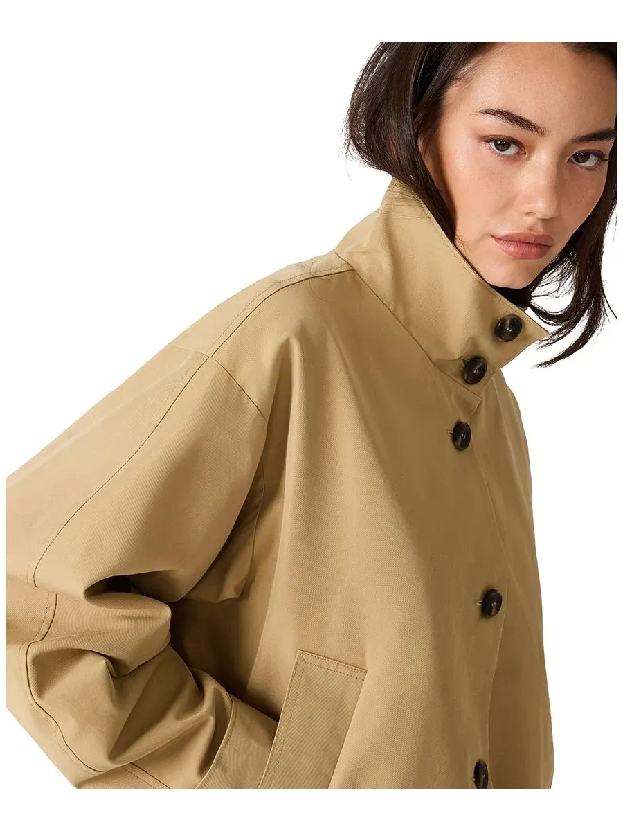Женский жакет Fayden Button-Front Steve Madden — изображение 5 из 6, хаки