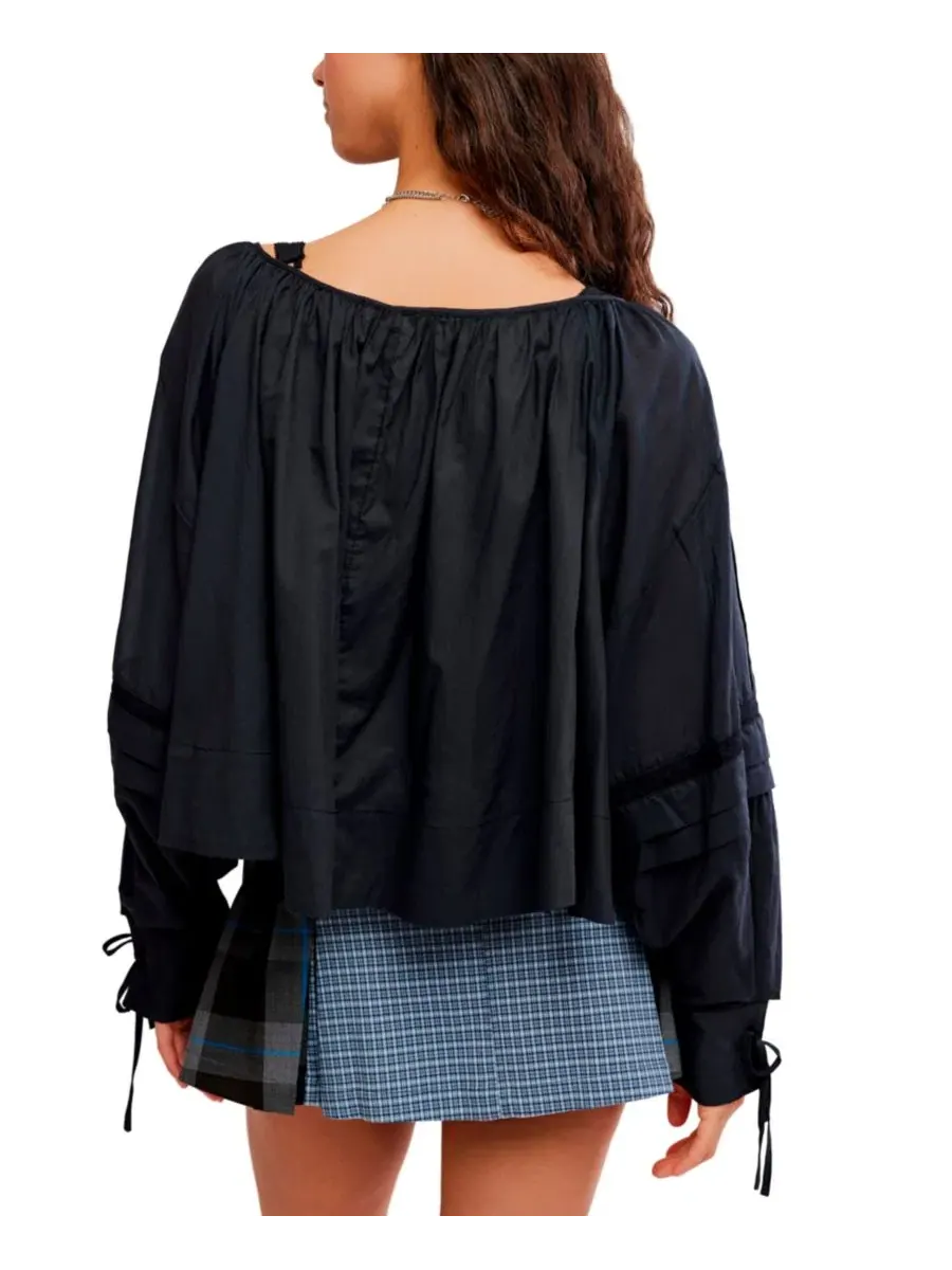Топ с длинным рукавом La Lune Free People — изображение 5 из 5, черный