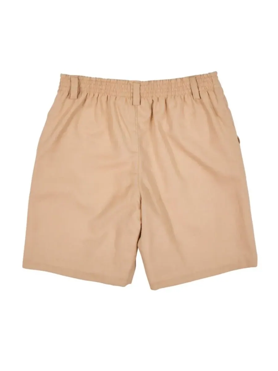 Короткие шорты Little Boy Linen Look Florence Eiseman — изображение 3 из 5, темный бежевый