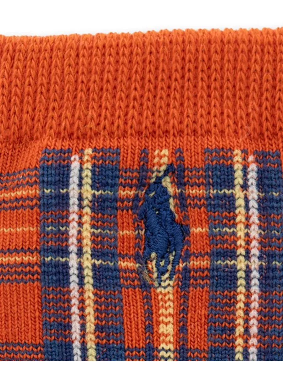 Комплект носков с принтом Outdoor Bear Plaid Polo Ralph Lauren — изображение 5 из 5, оливковый
