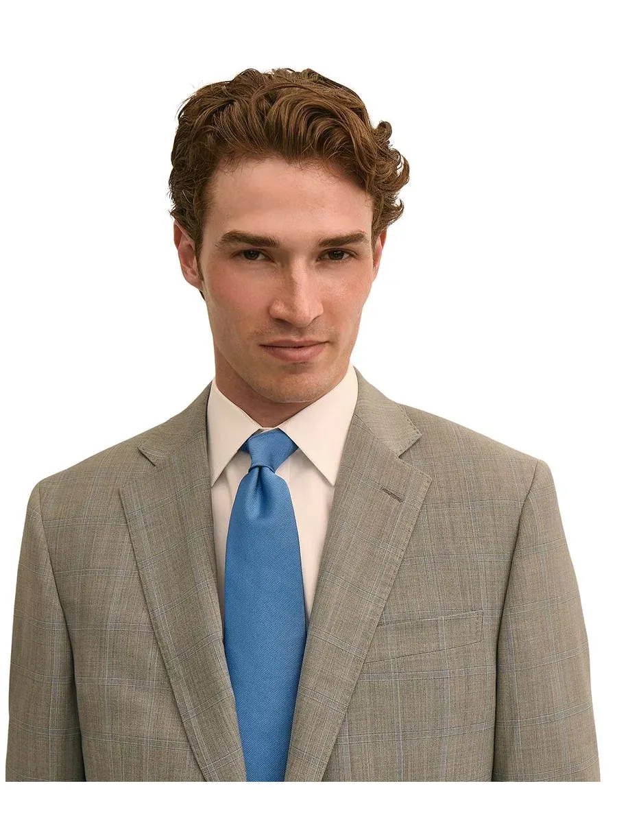 Пиджак классического кроя с лацканами Brooks Brothers — изображение 2 из 5, серый