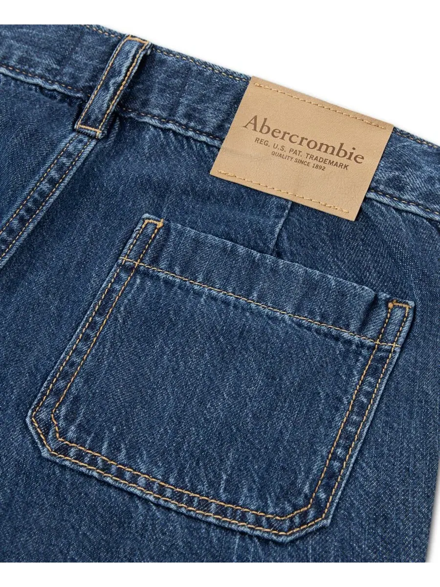 Мешковатые карго-джинсы с утилитарными карманами для мальчика abercrombie kids, Fire — изображение 5 из 5