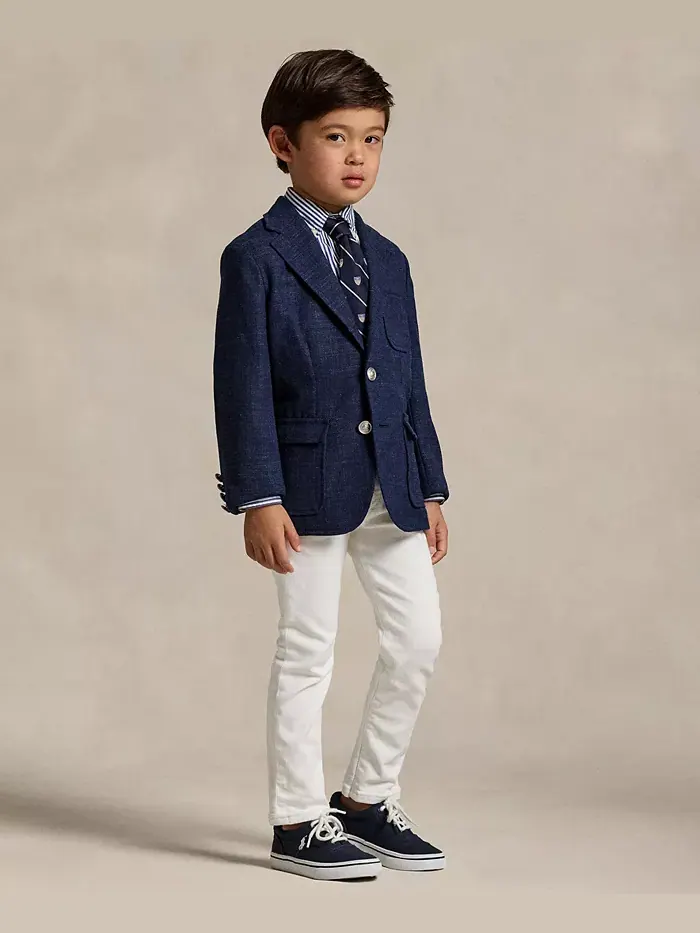 Джинсы Sullivan Slim Stretch для малышей и мальчиков Polo Ralph Lauren — изображение 2 из 6, белый