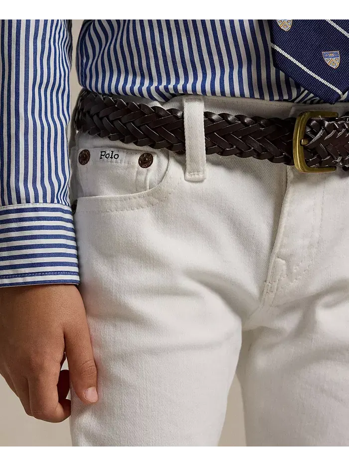 Джинсы Sullivan Slim Stretch для малышей и мальчиков Polo Ralph Lauren — изображение 3 из 6, белый