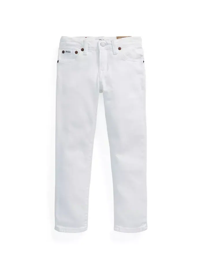 Джинсы Sullivan Slim Stretch для малышей и мальчиков Polo Ralph Lauren — изображение 4 из 6, белый