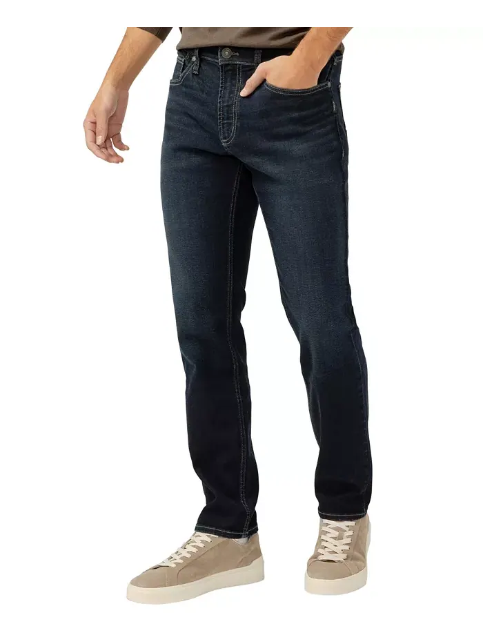 Мужские джинсы Konrad Slim Fit с узкими штанинами Silver Jeans Co. — изображение 3 из 6, синий