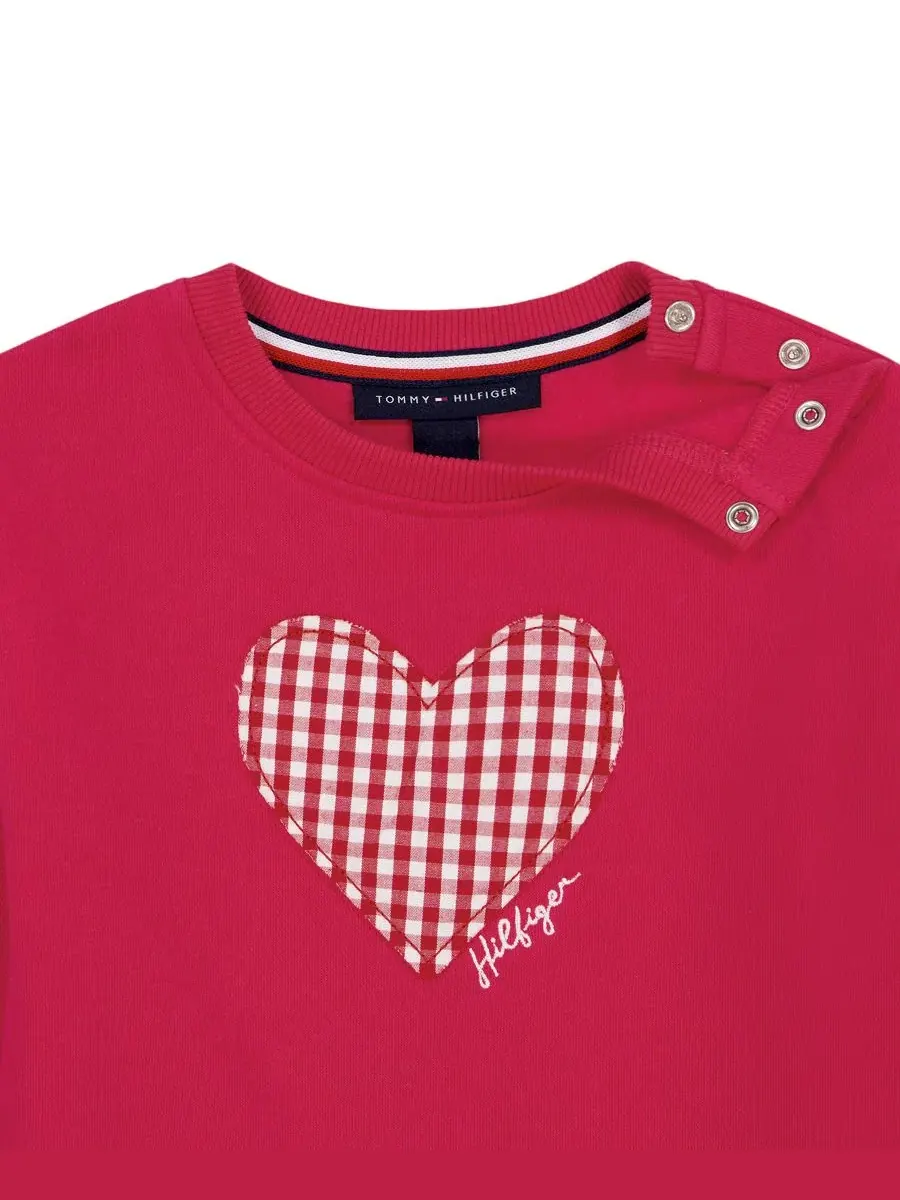 Комплект из футболки и брюк Tommy Hilfiger — изображение 4 из 6, джинсовый синий