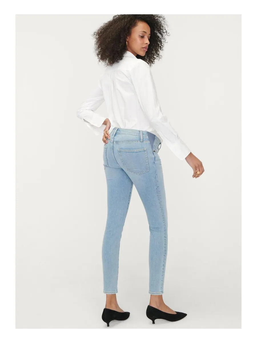 Джинсы для беременных Under the Bump Slim Maternity Jean HATCH Collection — изображение 3 из 3, светлая стирка