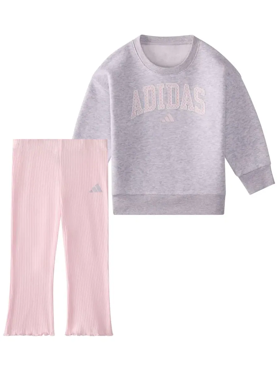 Комплект из свитшота и брюк с длинным рукавом adidas