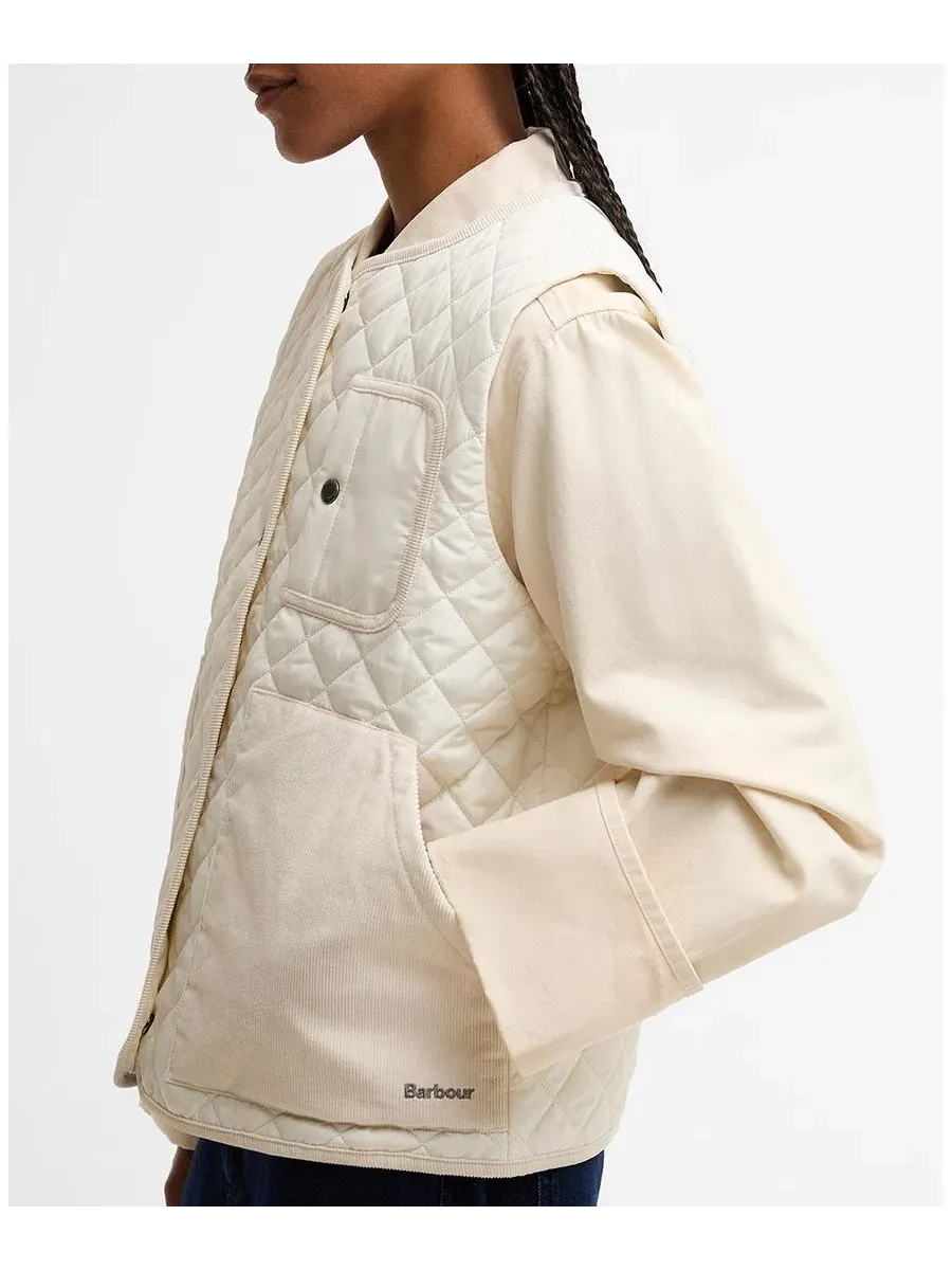 Женский стеганый жилет Thulby Barbour — изображение 2 из 4, серый