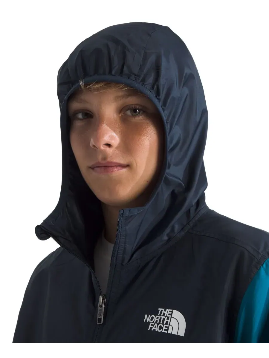 Ветровка с капюшоном Cyclone для мальчиков 7-18 лет The North Face — изображение 4 из 5, темно-синий/синий/синий
