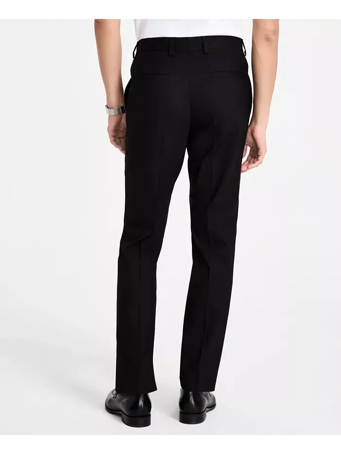 Мужской костюм Modern-Fit из смесовой шерсти Hugo Boss — изображение 7 из 9, черный