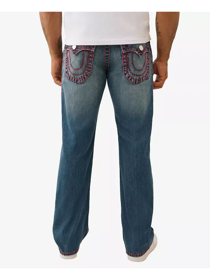 Мужские джинсы Billy Super T расклешенные с накладными карманами True Religion