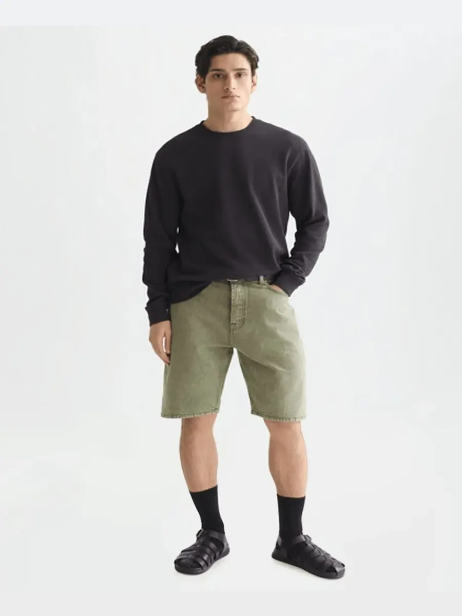 Мужские джинсовые шорты 11 дюймов SCOTCH & SODA — изображение 2 из 6, зеленый