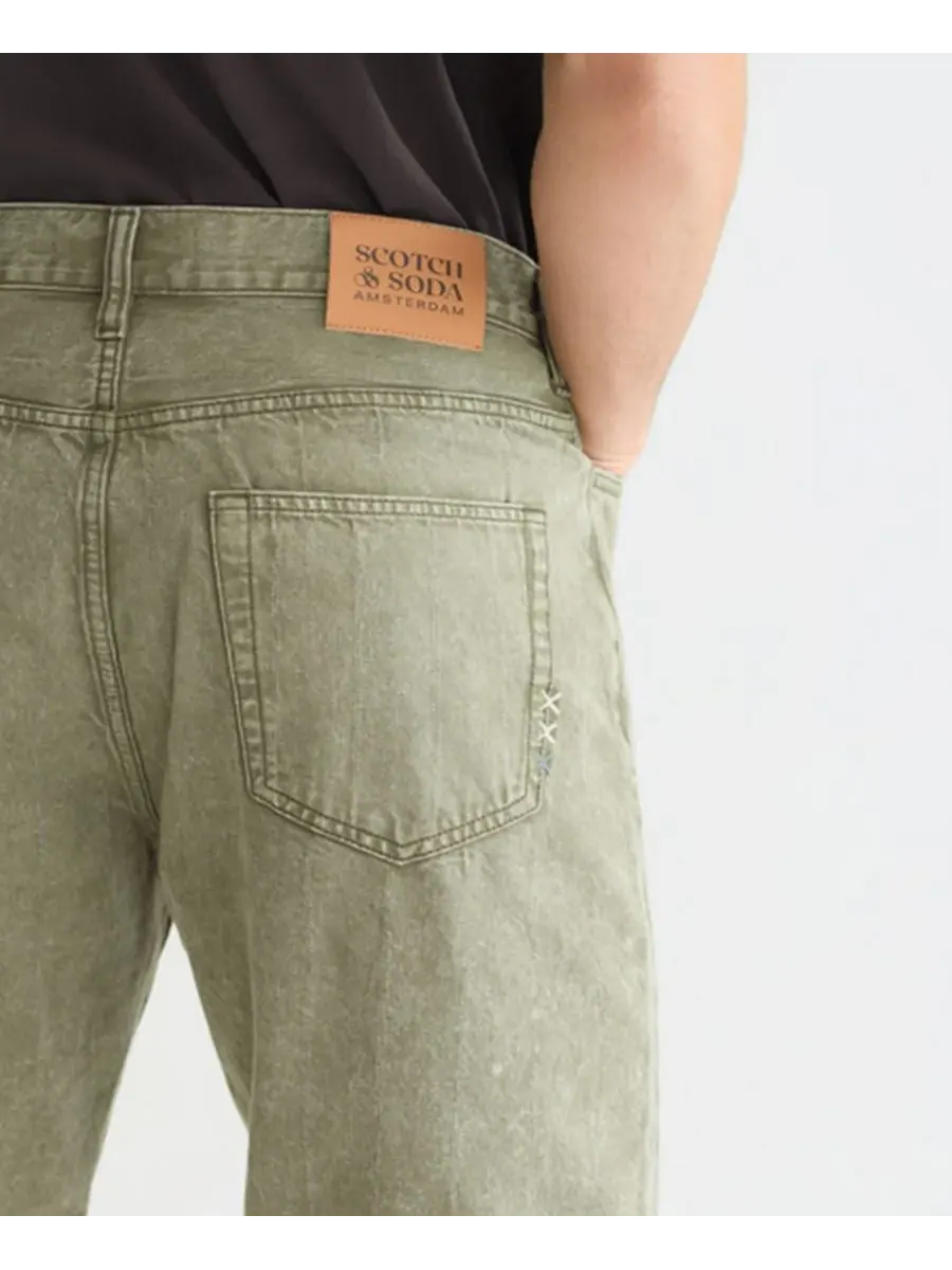 Мужские джинсовые шорты 11 дюймов SCOTCH & SODA — изображение 3 из 6, зеленый