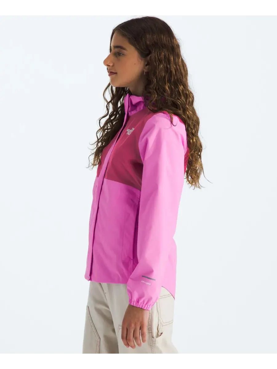 Детская дождевая куртка Antora с капюшоном для девочек 7-16 лет The North Face — изображение 3 из 5, фиолетовый