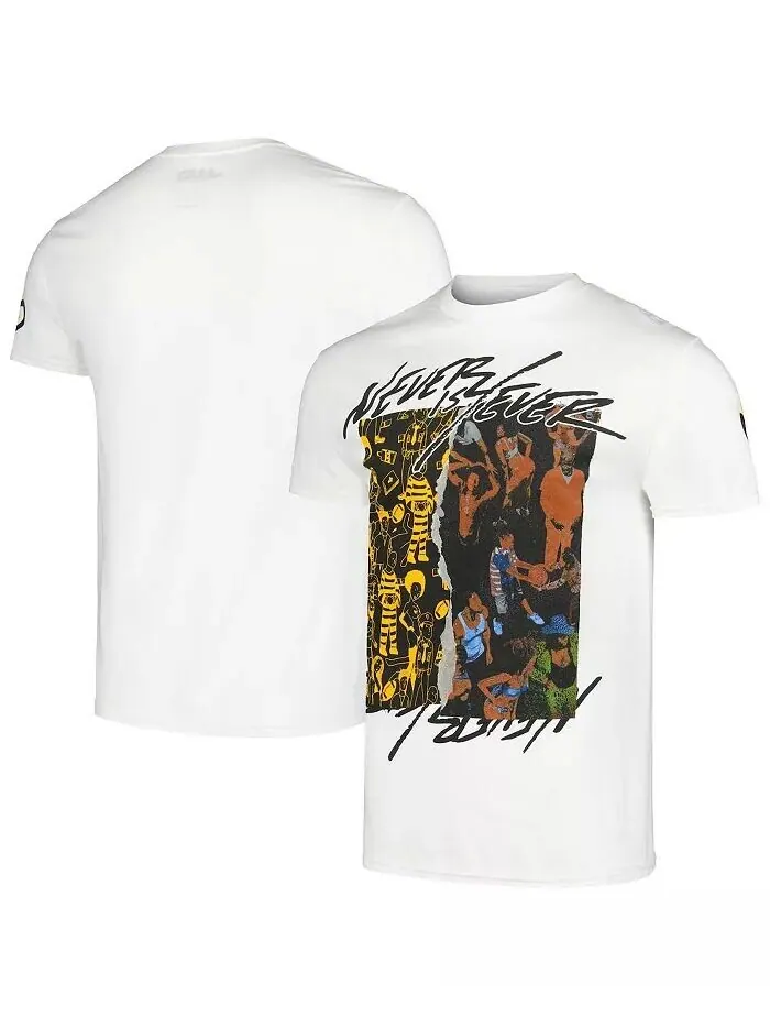 Мужская и женская футболка Manhead Merch белая JID Never Iz 4 Ever — изображение 1 из 3
