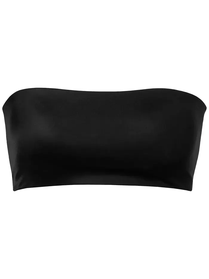 Женский бандажный бюстгальтер на завязках Smoothing Bandeau Bra 30112R SPANX — изображение 4 из 4, черный