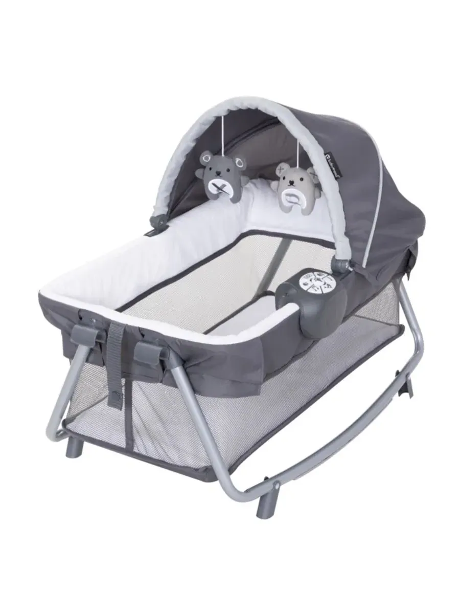 Детский спальный мешок Baby Lil Snooze Deluxe III для близнецов - Уютный серый Baby Trend — изображение 5 из 6