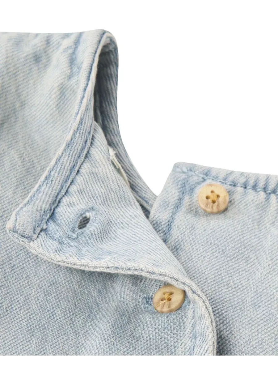 Комплект из топа и брюк-баллонов с кокеткой Levi's — изображение 3 из 5, синий