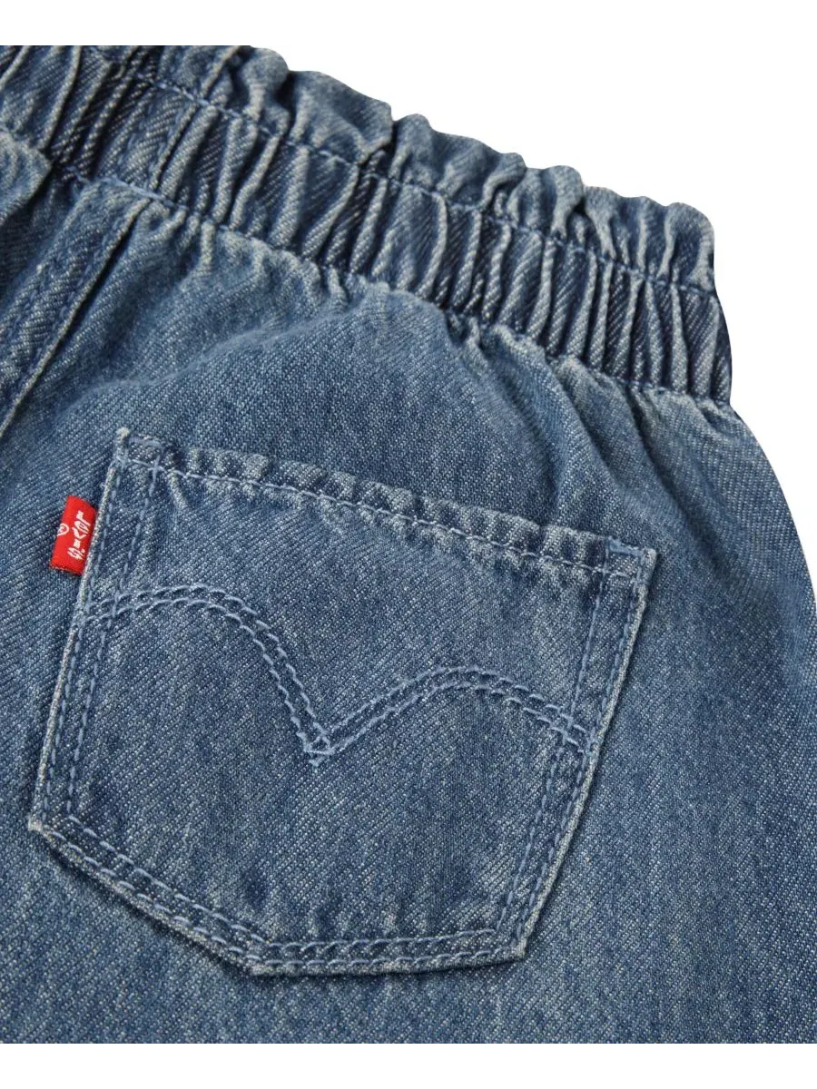 Комплект из топа и брюк-баллонов с кокеткой Levi's — изображение 4 из 5, синий