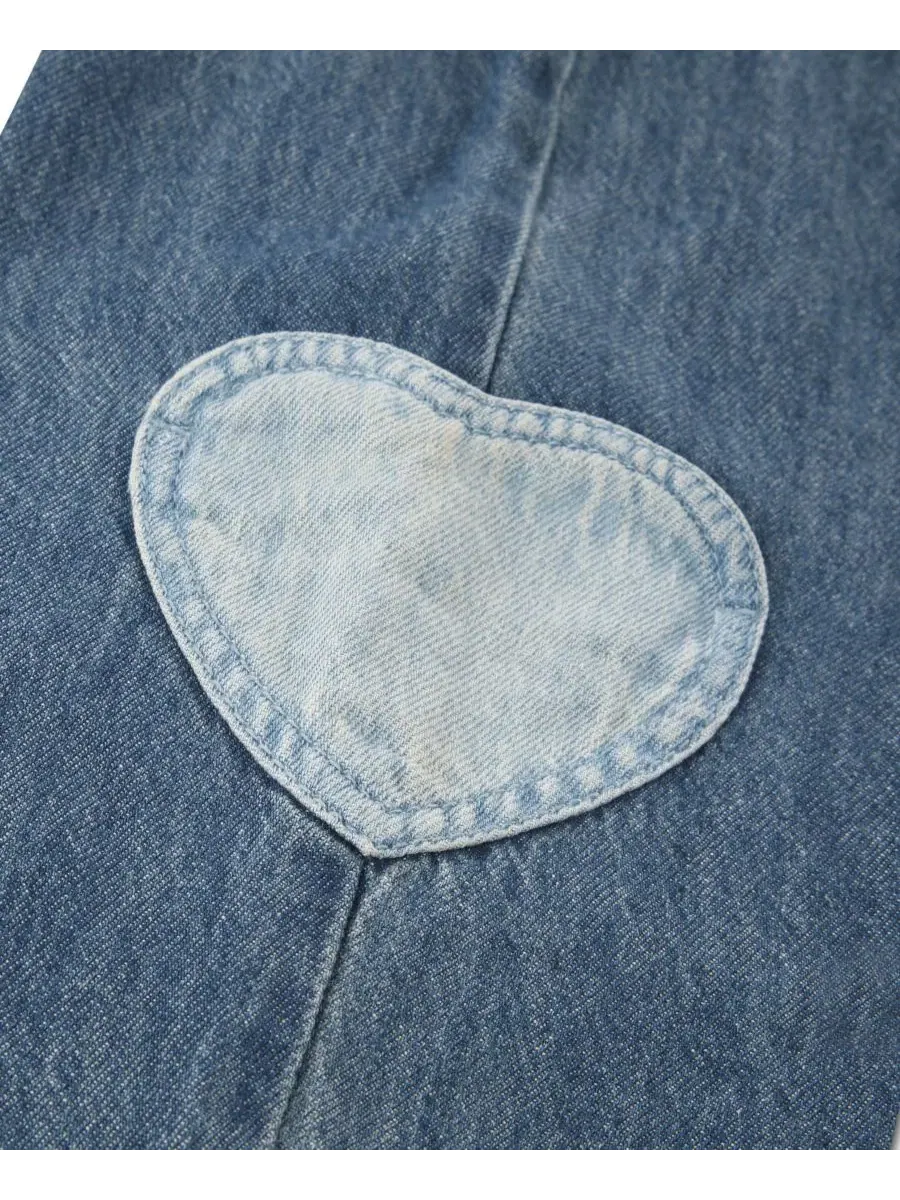 Комплект из топа и брюк-баллонов с кокеткой Levi's — изображение 5 из 5, синий