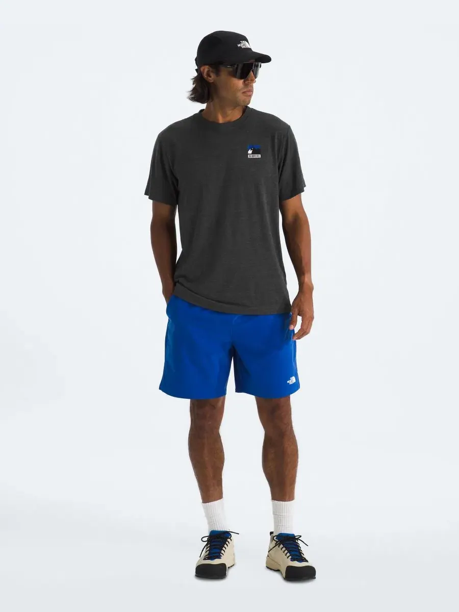 Футболка с коротким рукавом Tri-Blend Mountain Days The North Face — изображение 2 из 3, темный серый белый
