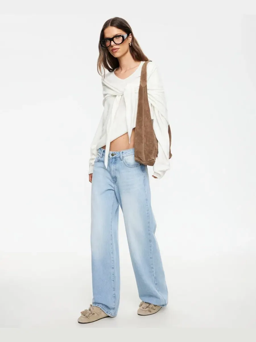Женский трикотажный топ-накидка Olsen Pull-On Knit Top Lioness — изображение 10 из 15, коричневый