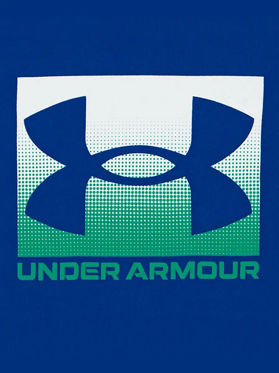 Комплект из 3 предметов: худи, футболка и джоггеры Under Armour — изображение 3 из 6, серый/синий