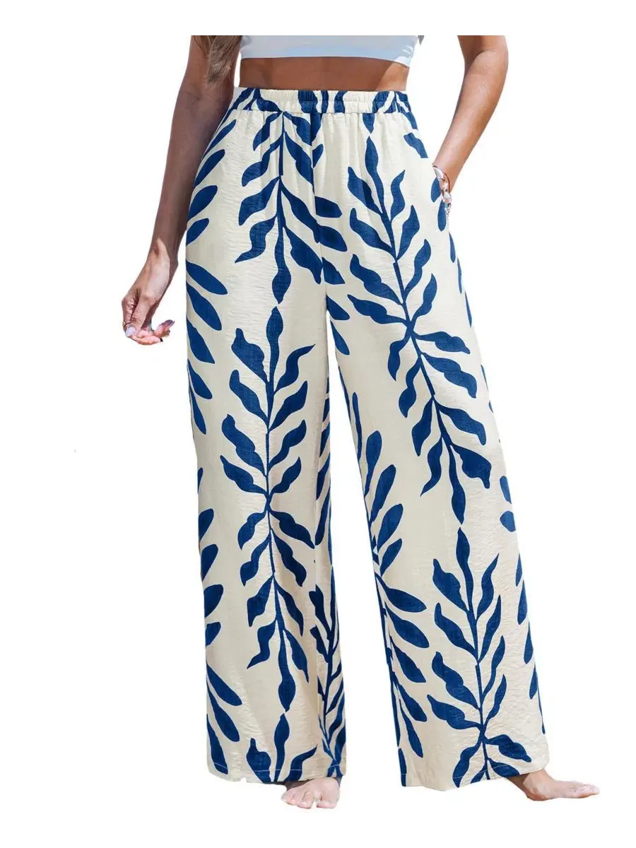 Широкие брюки Cosmic Moon Tropical Cupshe